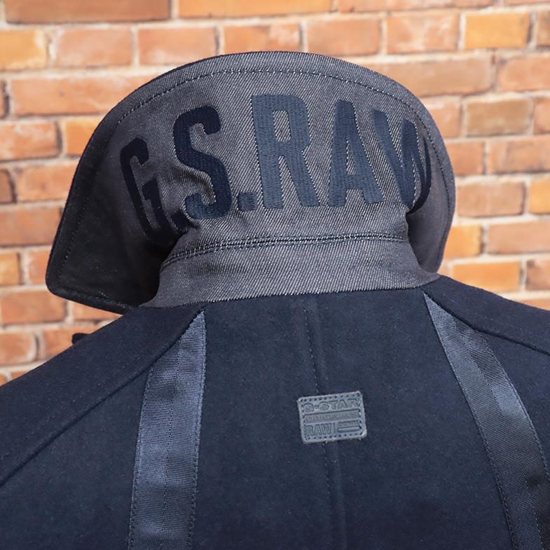 G−STAR ダークブルー コート 楽天市場】【中古】G-STAR RAW(ジースターロゥ) コート バイカー
