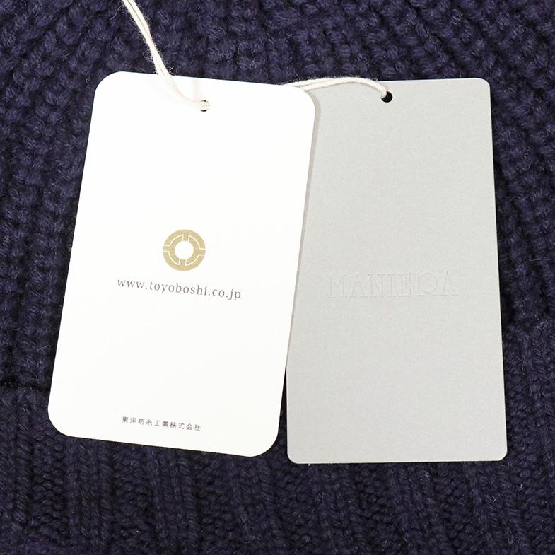 MANIERA 日本製 カシミヤ100% キャバリエ ニットキャップ MANIERA 日本製 カシミヤ100% キャバリエ ニットキャップ
