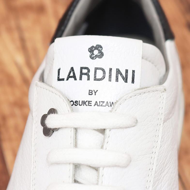 LARDINI レザースニーカー SH03 IMY55772 ホワイトマウンテニアリング  