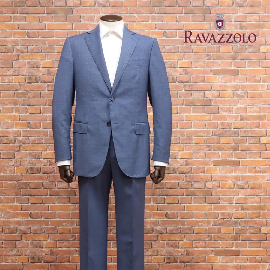 春夏 Ravazzolo シングル スーツ 清涼ウール 千鳥格子