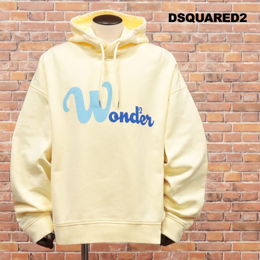 DSQUARED2 パーカー S71GU0502 裏起毛 Wonder プリント イタリア製 