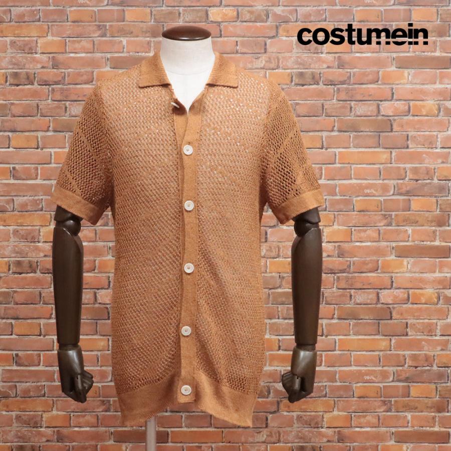 24春夏 costumein シャツ カーディガン CARDY 涼しい 透かし編み 