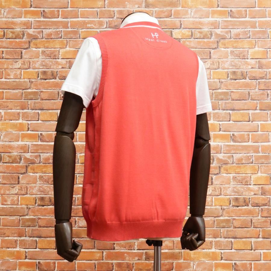 Heal Creek/52(LL)サイズ/ニット ベスト 001-18270 販売済み ロゴ