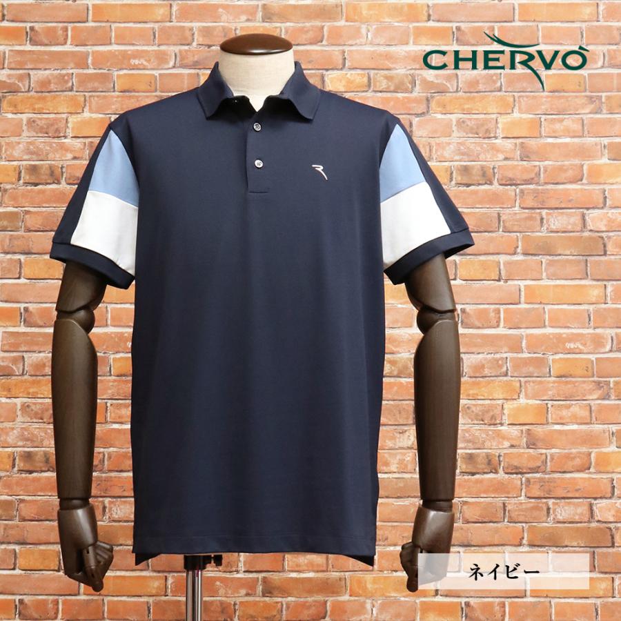 新品未使用　CHERVO ネイビー ポロシャツ サイズ46 新品未使用 CHERVO ネイビー ポロシャツ サイズ46 【公式通販】
