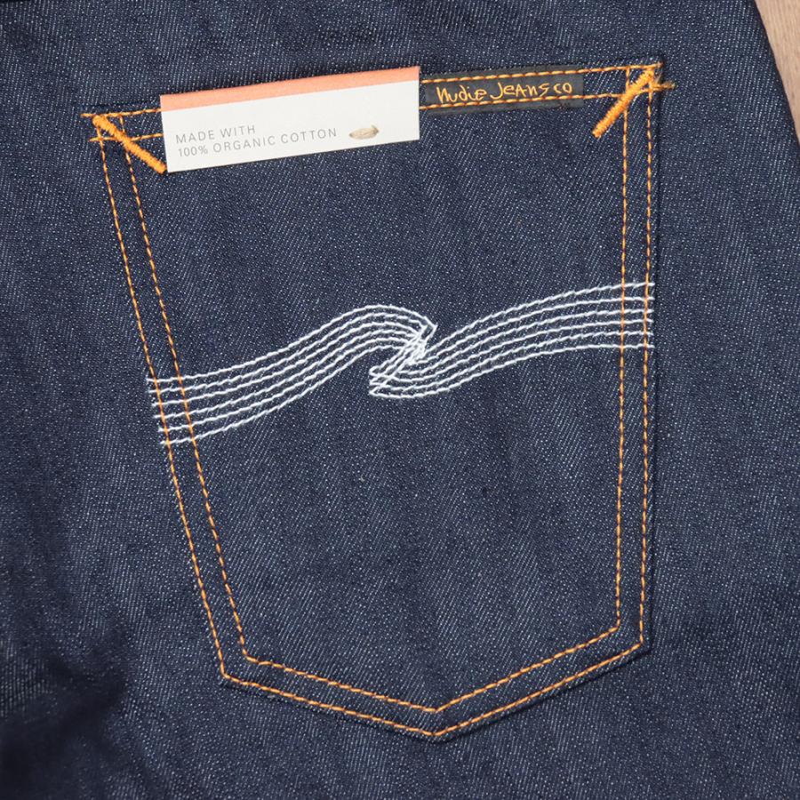 未使用　ヌーディージーンズ　Grim Tim Dry Ecru Embo Nudie Jeans（ヌーディージーンズ） 【期間限定ポイント10倍】Nudie