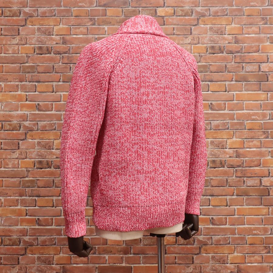 45R ニットジャケット ヘリンボーン 2 赤 DOUBLE STANDARD CLOTHING 【期間限定ポイント10倍】秋冬 D/him ニット