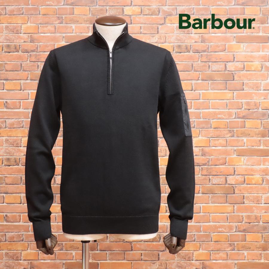 Barbour ハーフジップニット Barbour 【期間限定ポイント5倍】24秋冬 ハーフジップ ニット