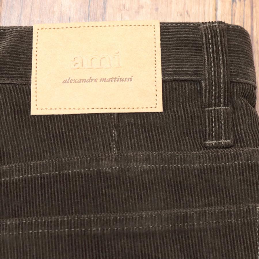 AMI Alexandre Mattiussi / ボトム/36/コーデュロイ/NVY/無地 AMI Alexandre Mattiussi 24秋冬 AMI PARIS ワイド コーデュロイパンツ