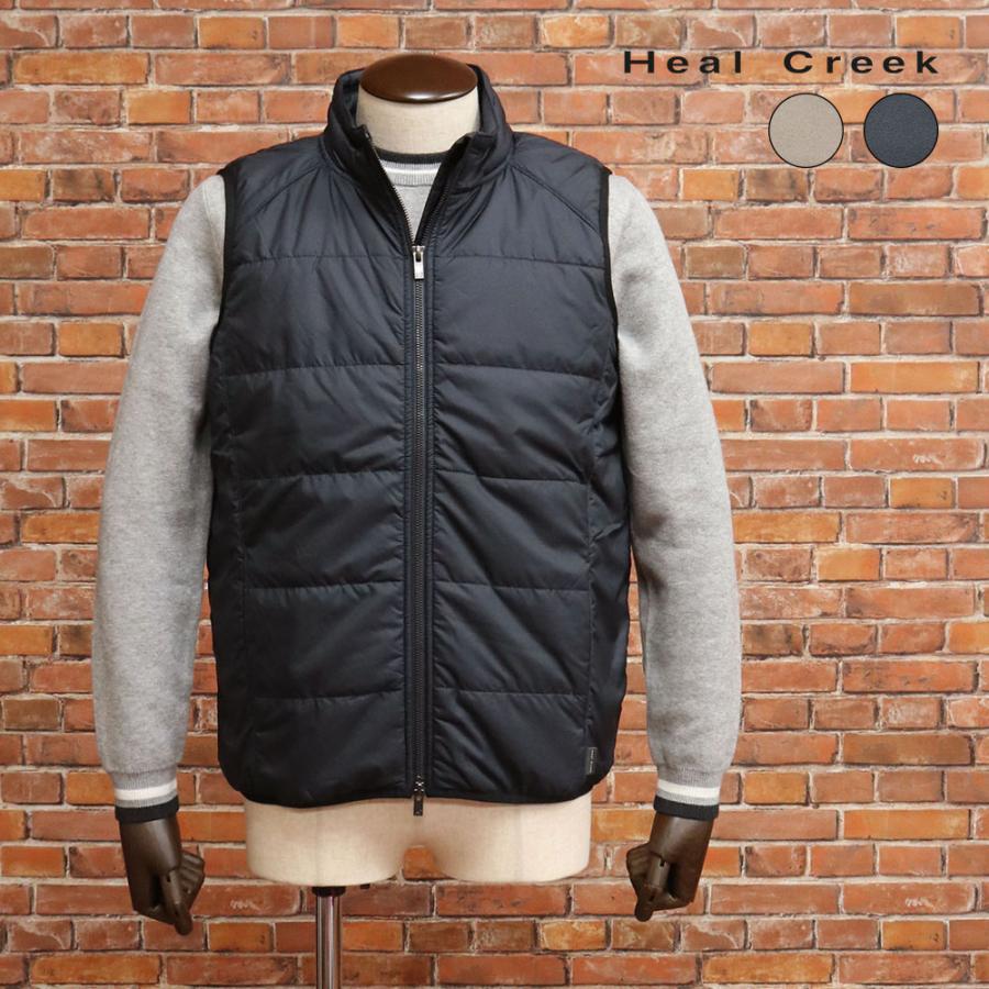 定価39600円新品タグ　ヒールクリークゴルフメンズ中綿ベストブルゾン50 Heal Creek（ヒールクリーク） 【期間限定ポイント10倍】秋冬 中綿