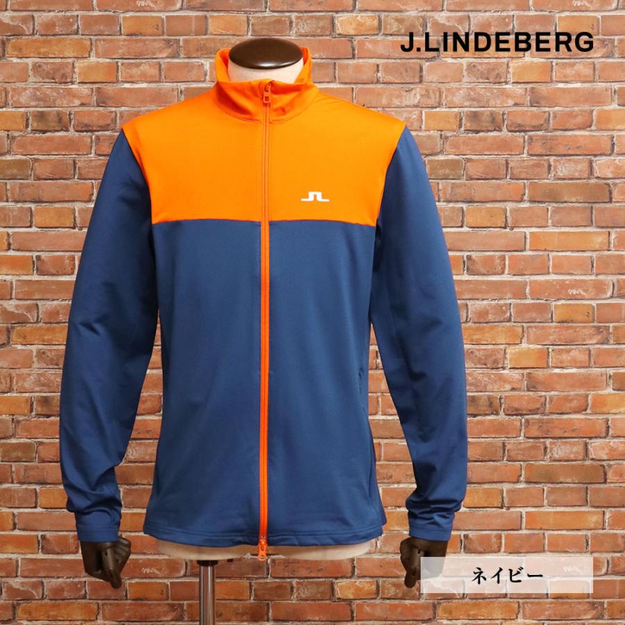 J.LINDEBERG 秋冬 ミッドレイヤー 071-59918 裏起毛 ストレッチ