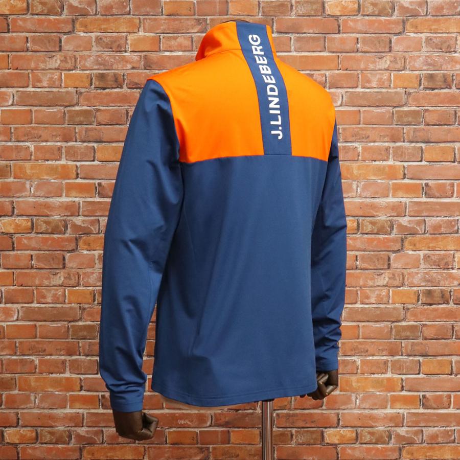J.LINDEBERG 秋冬 ミッドレイヤー 071-59918 裏起毛 ストレッチ