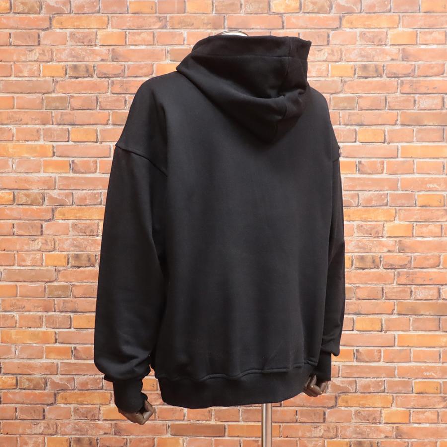 COMME des FUCKDOWN パーカー イタリア製 ロゴ プリント 裏毛