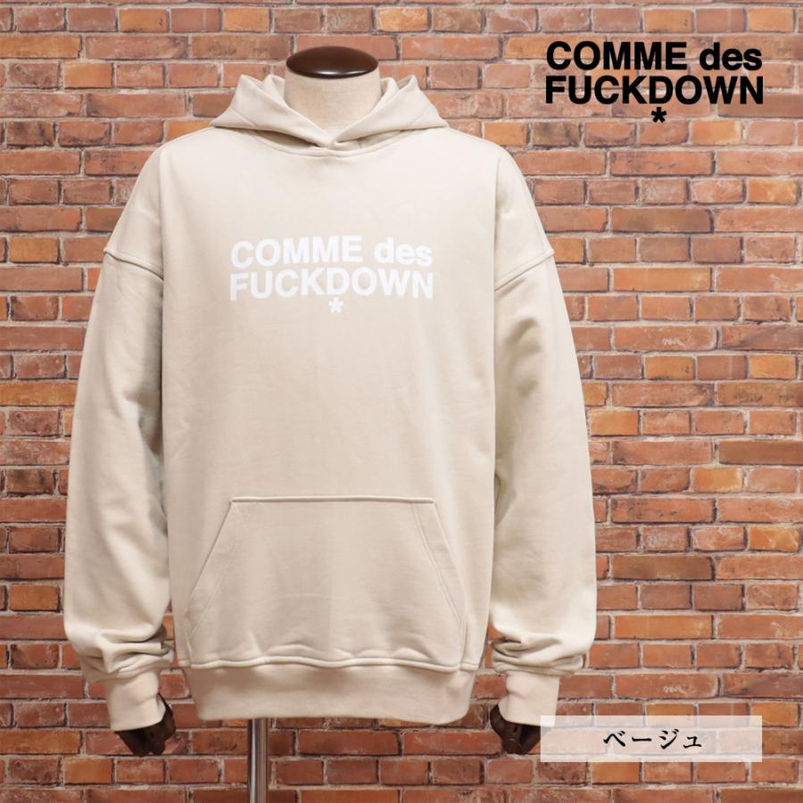 新品COMME des FUCKDOWNパーカー厚手ビックシルエットイタリア製M 期間限定ポイント10倍】COMME des FUCKDOWN パーカー イタリア製 綿100