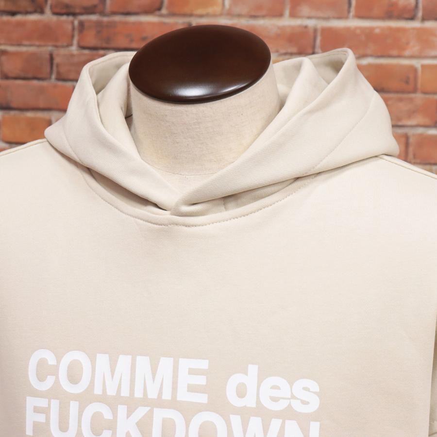 新品COMME des FUCKDOWNパーカー厚手ビックシルエットイタリア製M 期間限定ポイント10倍】COMME des FUCKDOWN パーカー イタリア製 綿100
