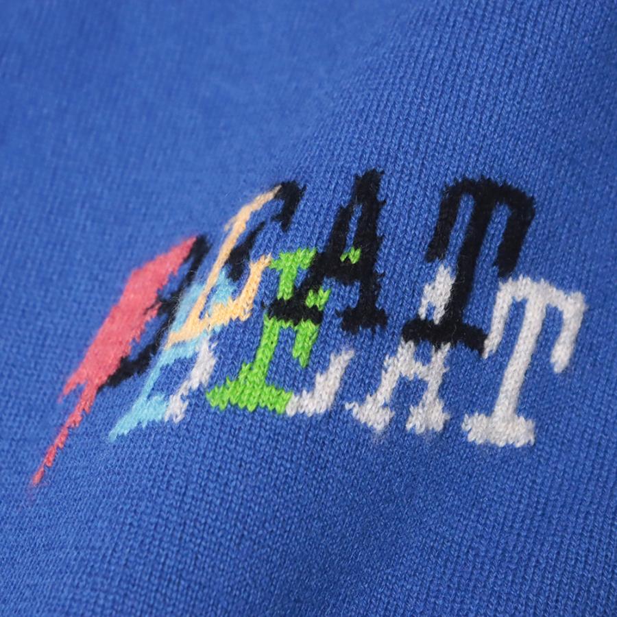 L相当 スコットランド製 ピュアカシミヤ100% ゴルフ柄 インターシャニット L相当 スコットランド製 ピュアカシミヤ100% ゴルフ柄 インターシャニット