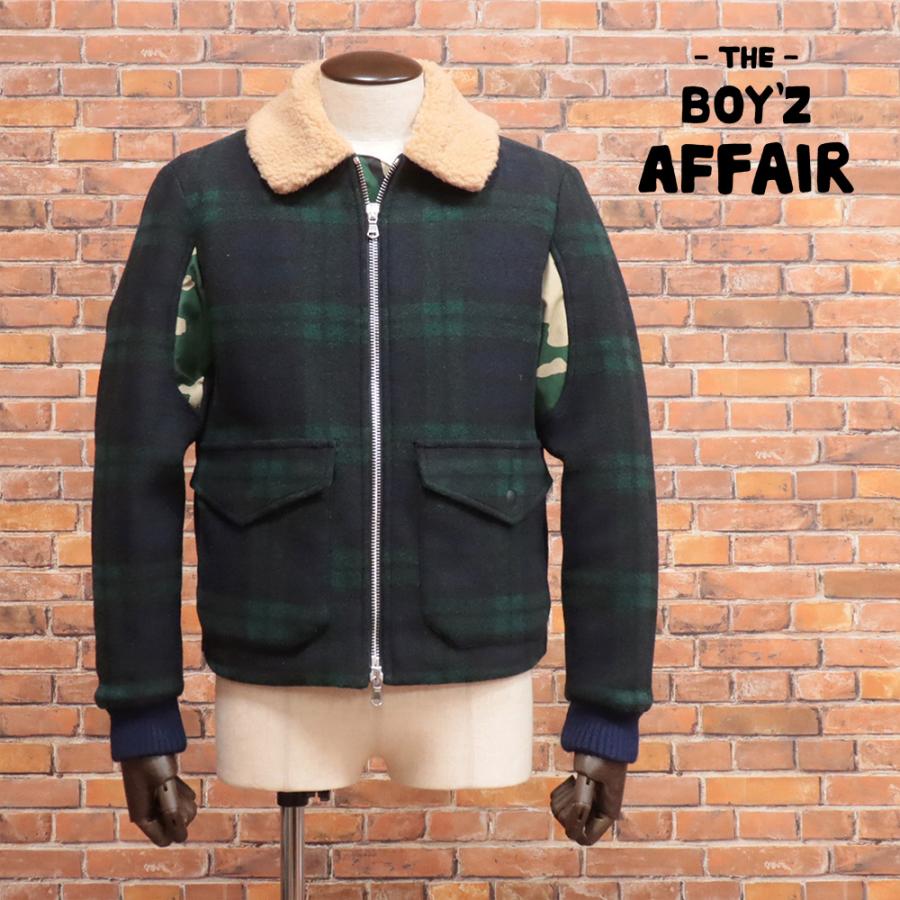 期間限定ポイント10倍】秋冬 THE BOYZ AFFAIR 中綿ブルゾン ウール混