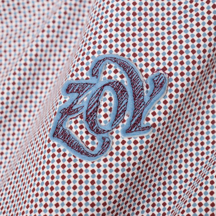 【期間限定ポイント11倍】秋冬 ZOY 長袖ハイネックTシャツ 071424012 日本製 マイクロドット 裏起毛 吸水速乾 UVカット ワッペン ゴルフ メンズ 紳士 ゾーイ | ZOY | 09