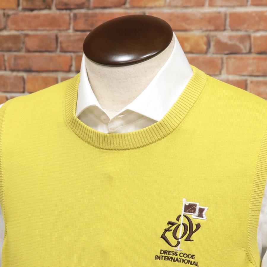 ZOY（ゾーイ） ニットベスト 071424704 クルーネック 撥水 抗菌 防臭