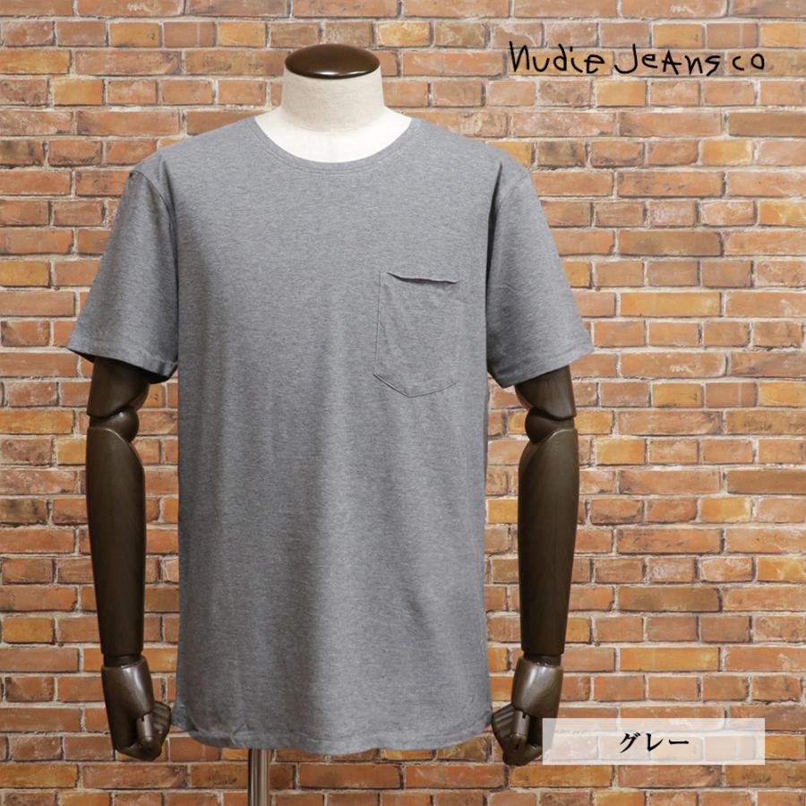 Nudie Jeans（ヌーディージーンズ） 春夏 半袖Tシャツ OVE POCKET TEE