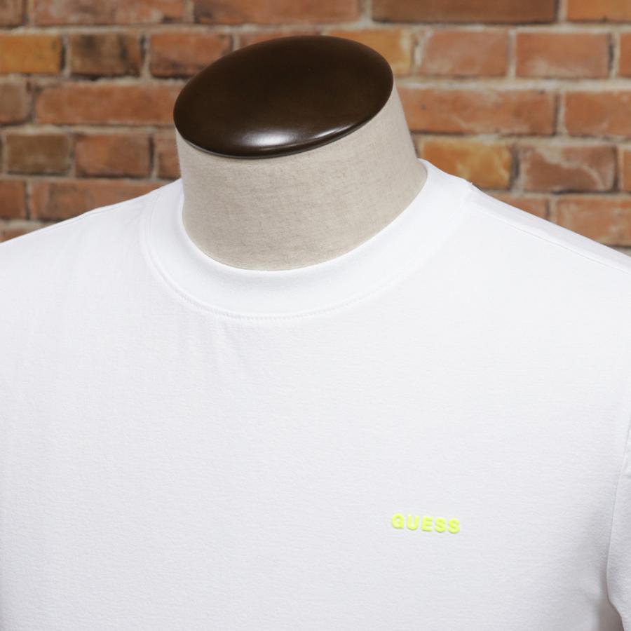 【期間限定ポイント11倍】GUESS 半袖Tシャツ MM2K8482 ストレッチ Sorona Agile ポリエステル ロゴ プリント クルーネック 丸首 シンプル スポーツ メンズ ゲス | GUESS | 01