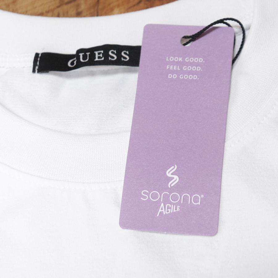 【期間限定ポイント11倍】GUESS 半袖Tシャツ MM2K8482 ストレッチ Sorona Agile ポリエステル ロゴ プリント クルーネック 丸首 シンプル スポーツ メンズ ゲス | GUESS | 04