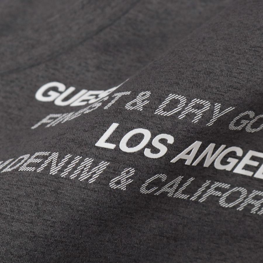 【期間限定P15倍 閉店SALE】GUESS 半袖Tシャツ KM2K8424 ポリエステル ストレッチ Vネック ロゴ プリント カジュアル スポーツ トレーニング メンズ ゲス | GUESS | 07