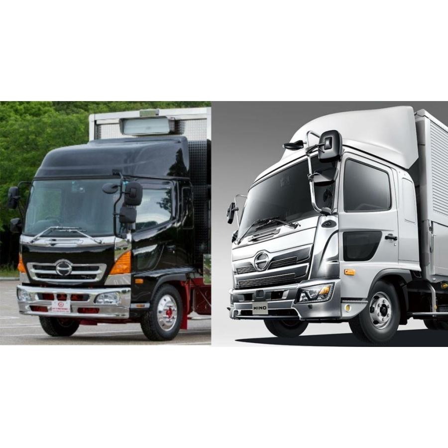 BW ナビウィンド 安全窓 メッキ ガーニッシュ 日野 HINO 17プロフィア