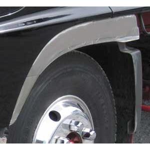 BW メッキ オーバー フェンダー 交換タイプ 日野 4トン