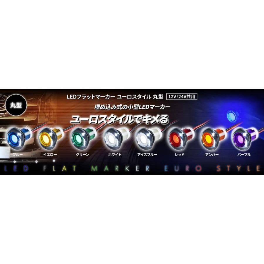 ジェットイノウエ JET LED フラット マーカー ユーロ スタイル 丸型 全