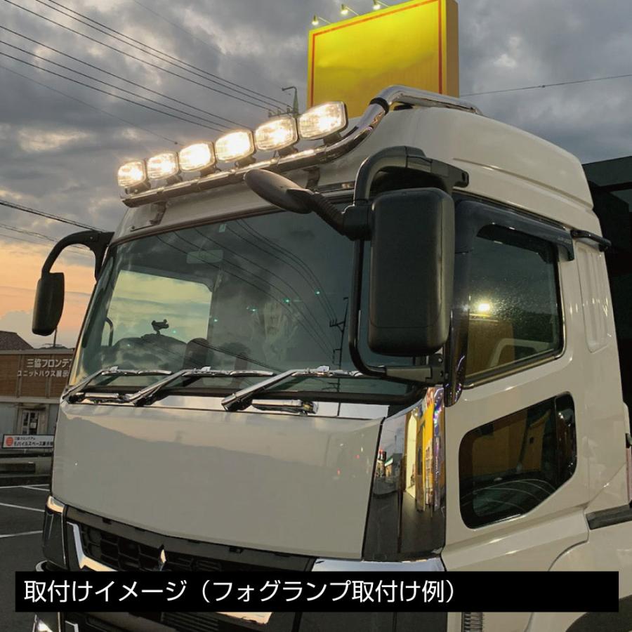 ジェットイノウエ JET ステンレス 8角 ルーフバー キャブオーバー