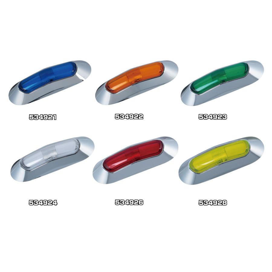 ジェットイノウエ JET LED 8 オーバル 型 サイドマーカー ランプ 24V 6
