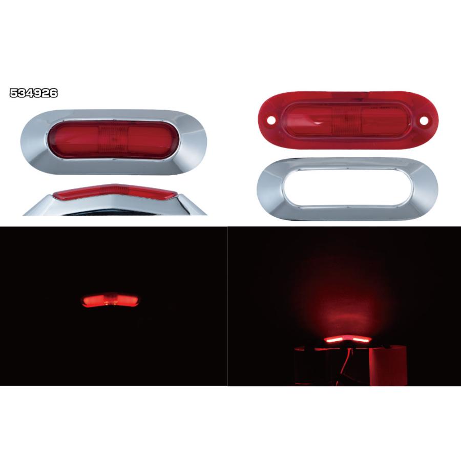 ジェットイノウエ JET LED 8 オーバル 型 サイドマーカー ランプ BL AM