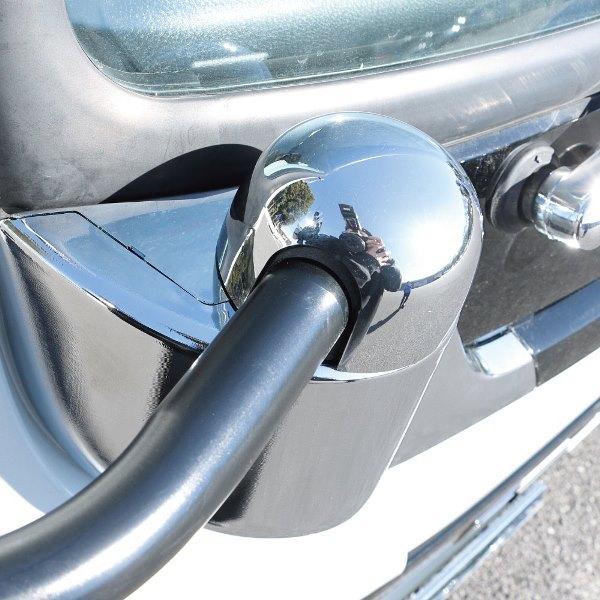 ジェットイノウエ JET メッキ ミラーステー ホルダー カバー 72mmΦ R