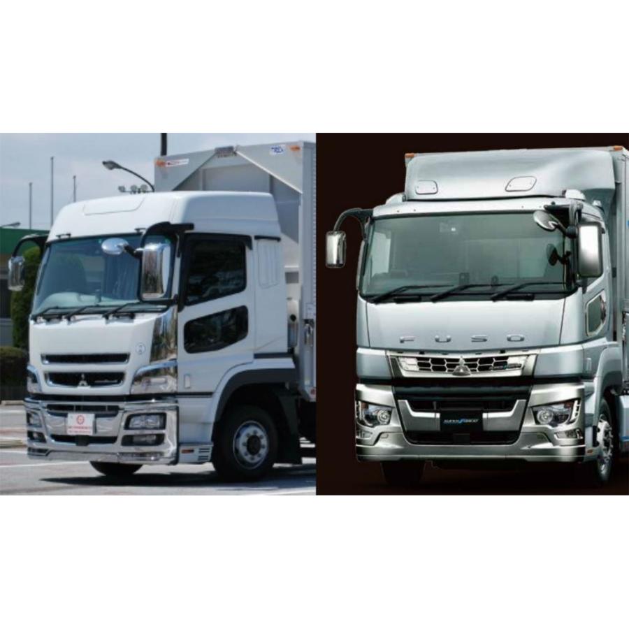 三菱ふそうスーパーグレート2000後期/ ‘07/ ‘17用 ミラーカバー 三菱 ふそう 大型 17 スーパーグレート NEWスーパーグレート ミラー