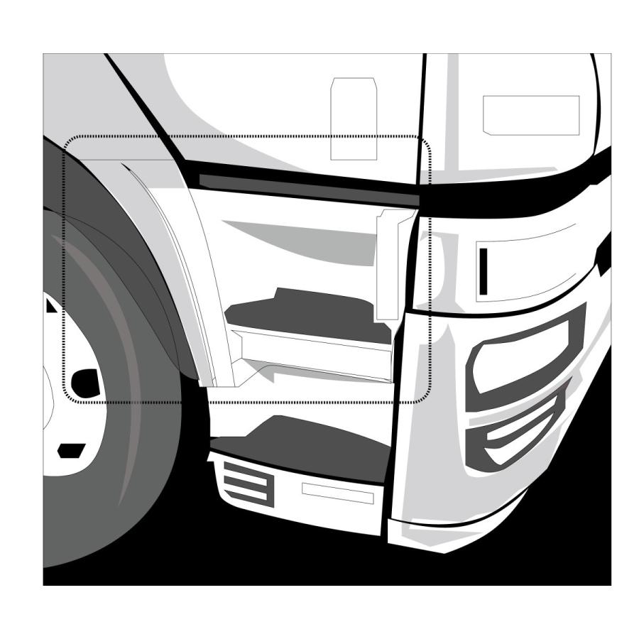 ジェットイノウエ JET メッキ フロント ステップ アッパー RL セット