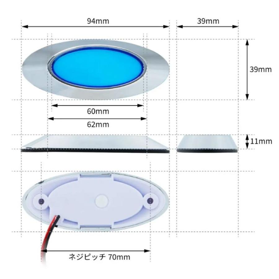 ジェットイノウエ JET LED フラット マーカー ユーロ スタイル ＼ WIDE