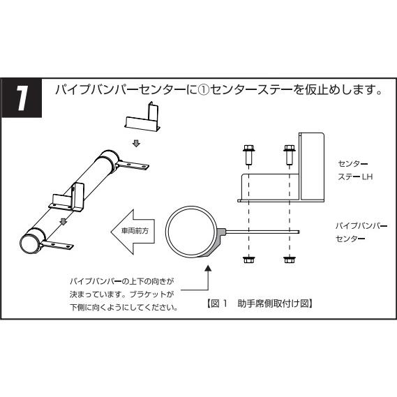 ジェットイノウエ JET ステンレス 63.5φ 丸パイプバンパー 3点セット