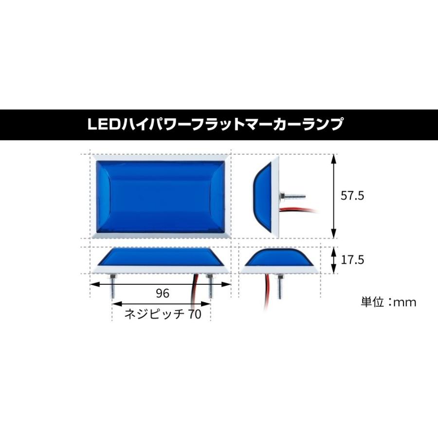 ジェットイノウエ JET LED ハイパワー フラットマーカー ランプ 全8