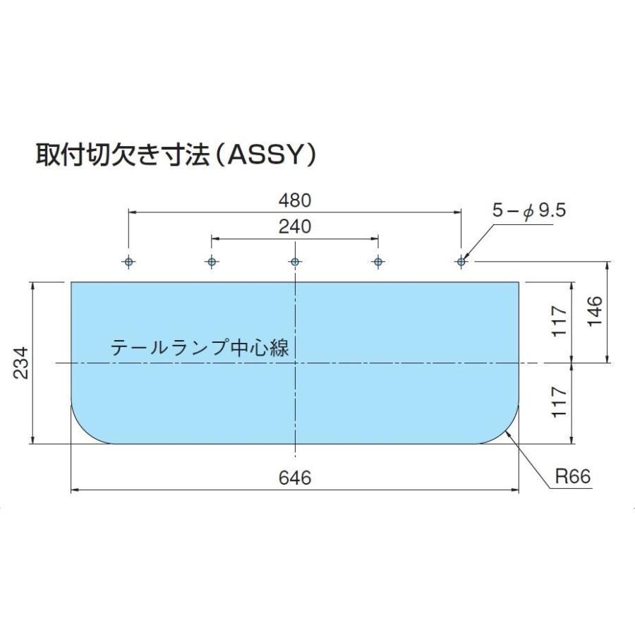 日本ボデーパーツ工業 JB 丸型 スカイライン テールランプ 3連 セット