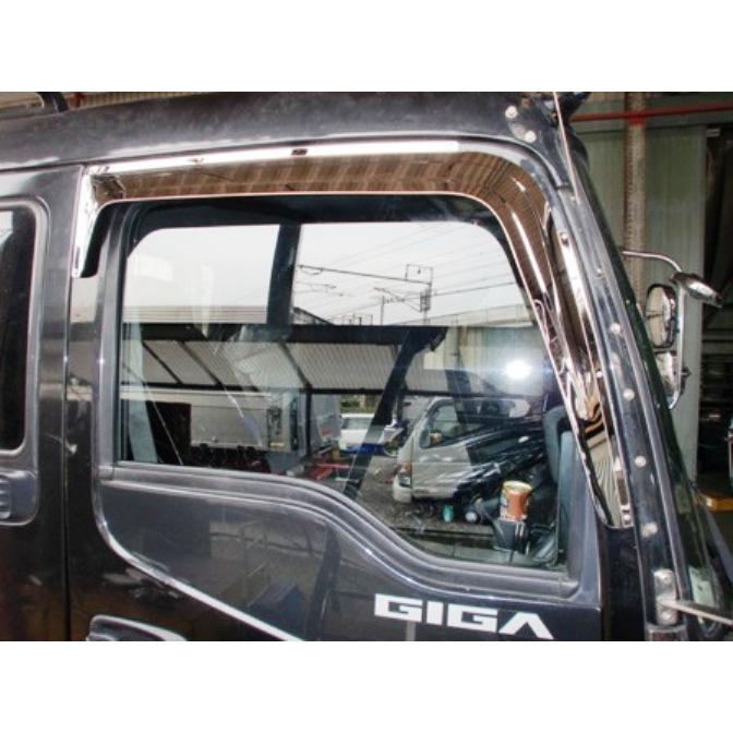 新品未使用】【デコトラ】鍛冶屋 ドアバイザー STD 鏡面-