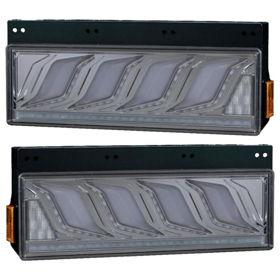 花魁JAPAN 花魁 LEDテール COMBO 炎 M 純正3連サイズ クリアレンズ