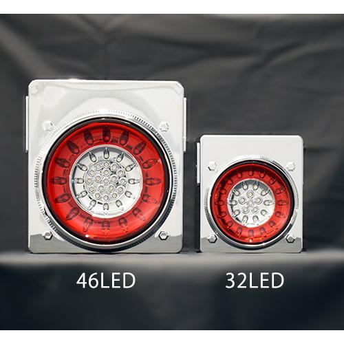 花魁JAPAN 花魁 32 LED テール スモールサイズ レッド クリア ブレーキ