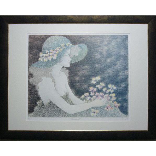 絵画☆送料無料☆版画・リトグラフ【ダロ・ベルナルデ】 : g-005 