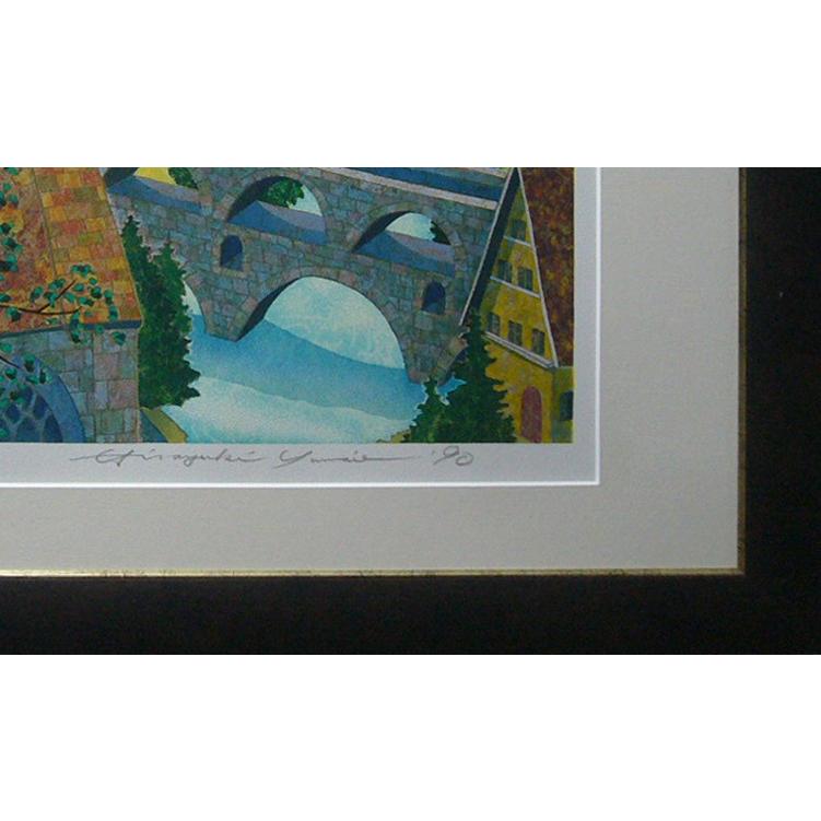 絵画 / リトグラフ / 山家久幸 絵画 山家久幸 リトグラフ サイン・エディション入り 55/60 送料
