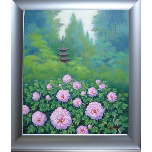 絵画  油絵 肉筆油絵  竹内敏彦  風景画  桜の並木  Ｆ12 絵画 油絵 肉筆油絵 竹内敏彦 風景画 桜の並木 F12 送料無料