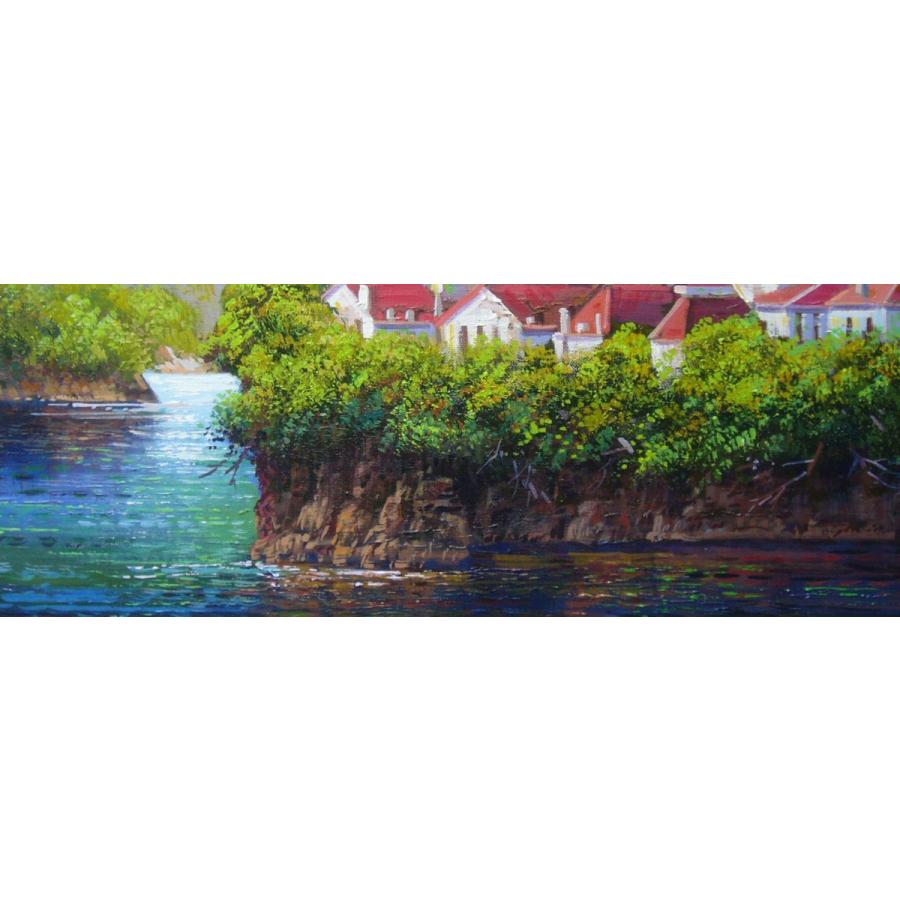 絵画 油絵 竹内敏彦 肉筆油絵 風景画 古城 F10 送料無料 絵画 油絵 竹内敏彦 肉筆油絵 風景画 古城 F10 送料無料