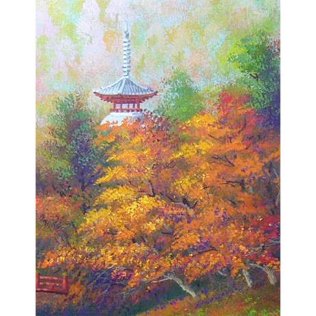 美術品・アンティーク・コレクション 竹内敏彦『パリの街』油彩画 F8