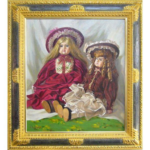 フランス人形 絵画