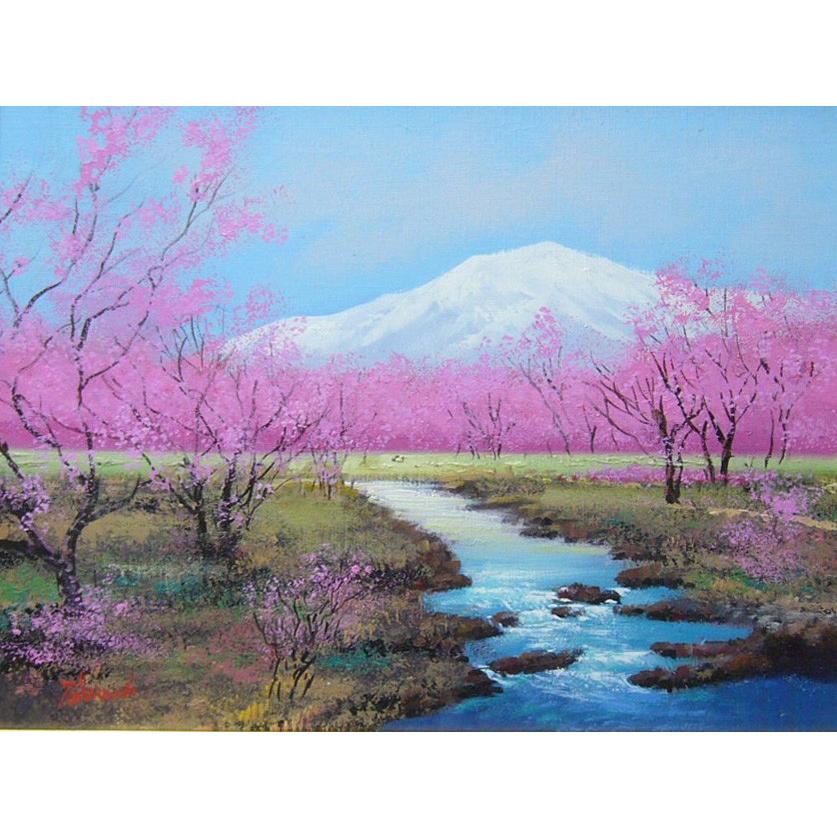 竹内敏彦 絵画 油絵 肉筆油絵 風景画 セーヌの流れ F30