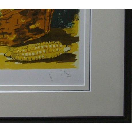 ◯絵画　スト−ンリトグラフ版画　額装品 ◯絵画 スト−ンリトグラフ版画 額装品 抽象画 絵画 現代アート